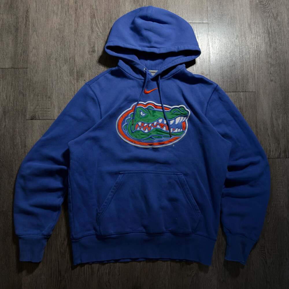 Nike Florida Gators Center Swoosh Embroidered Logo Hoodie Sweatshirt